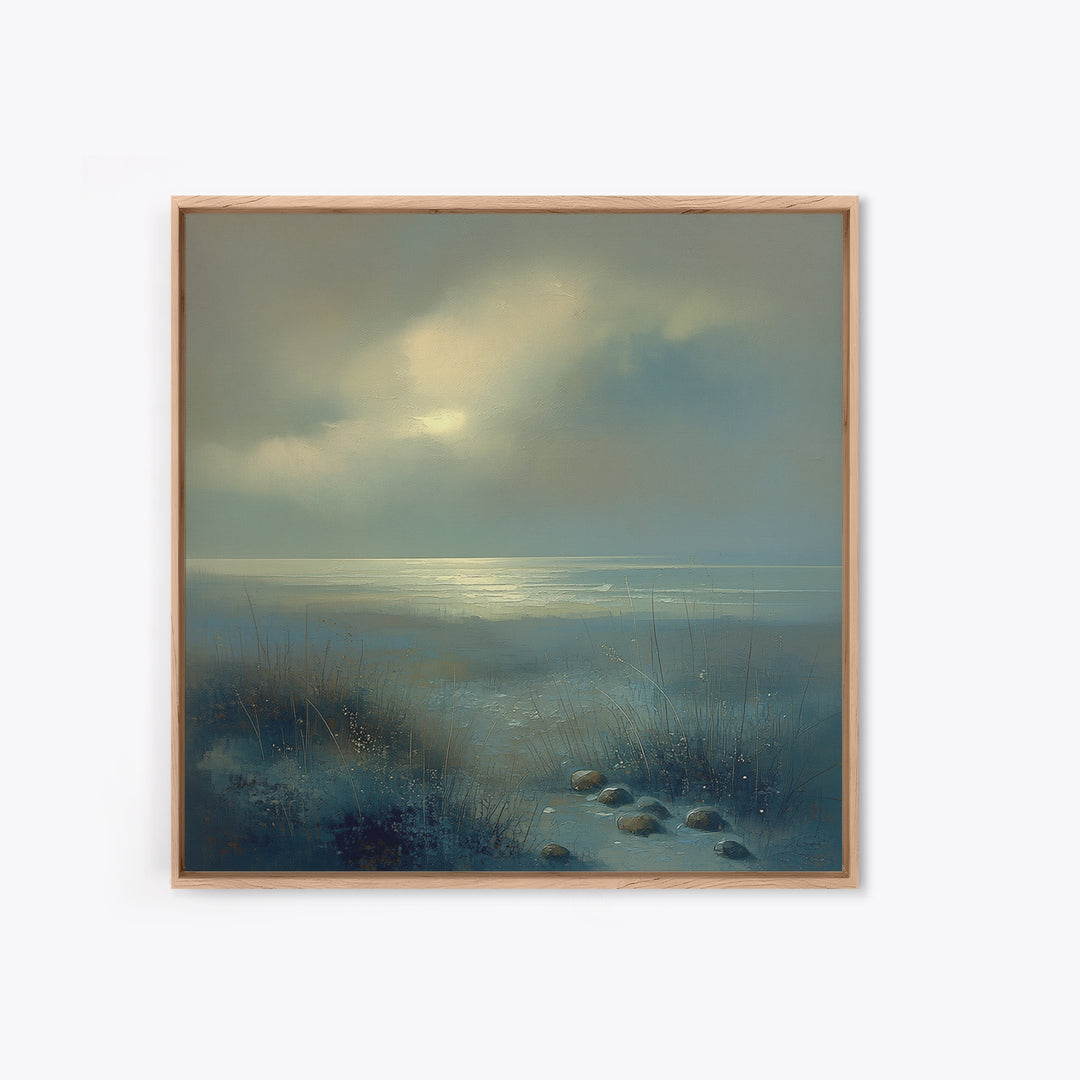 Quiet Abstract Landscape Canvas Print, General Fine Art, Decor, Living Room Decor, Fine Art, Digital Wall Art, GEN-1x1-97