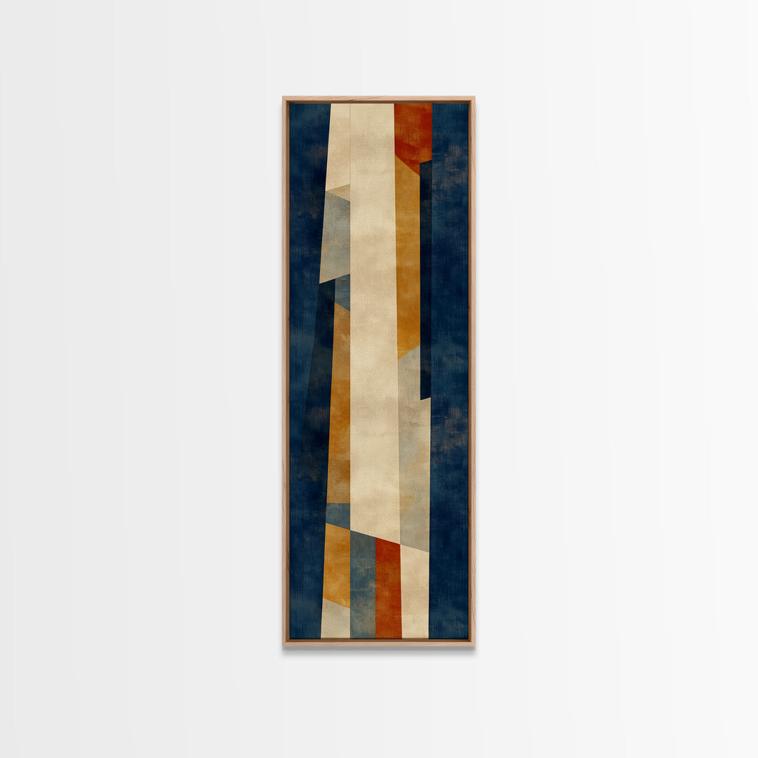 Earthy Plaster Texture Abstract Canvas Print, General Fine Art, Canvas Wall Art, Living Room Decor, Fine Art, GEN-1x3-51