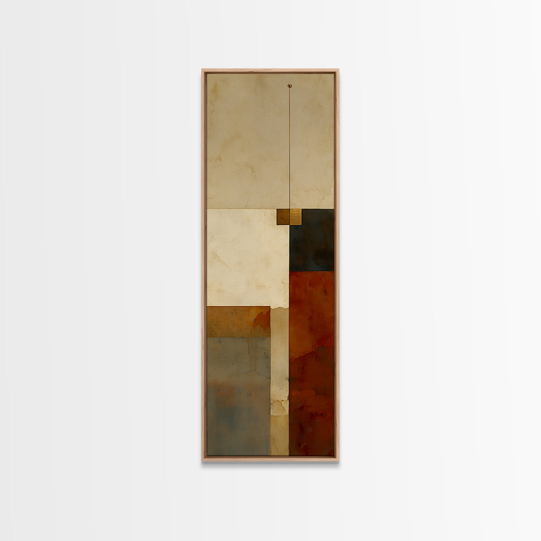 Modern Geometric Composition Canvas Print, General Fine Art, Room Decor, Living Room Decor, Abstract Art, Digital Prints, GEN-1x3-94