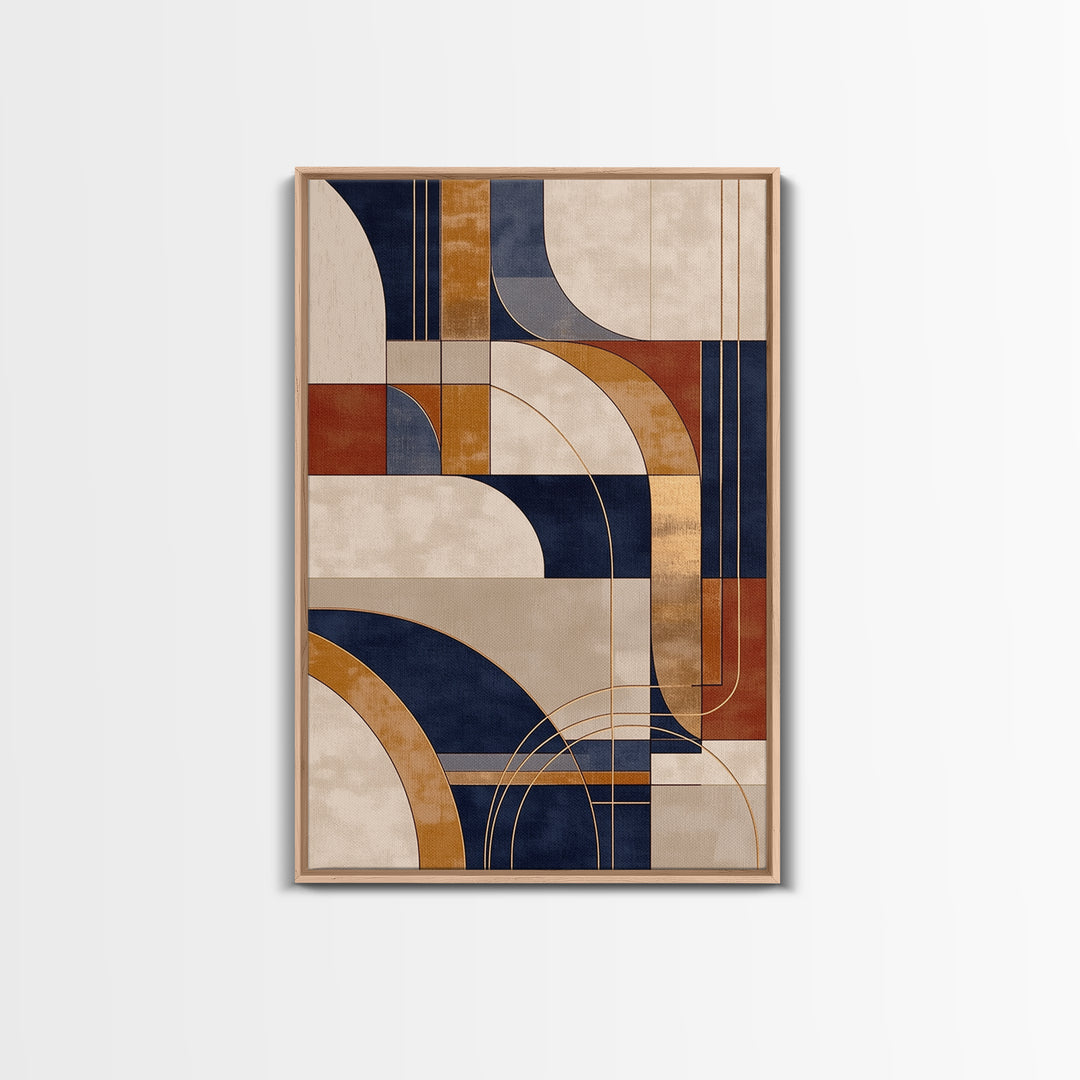 Earthy Plaster Texture Abstract Canvas Print, General Fine Art, Painting, Living Room Decor, Abstract Art, Oil Painting, GEN-2x3-23