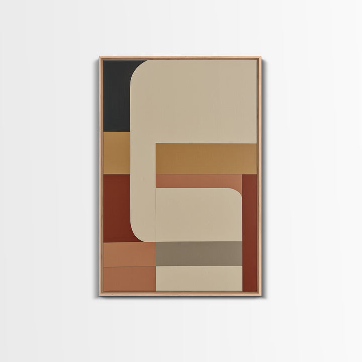 Modern Geometric Composition Canvas Print, General Fine Art, Decor, Living Room Decor, Fine Art, Digital Wall Art, GEN-2x3-66