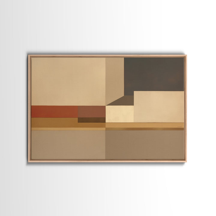 Modern Geometric Composition Canvas Print, General Fine Art, Oil Painting, Living Room Decor, Abstract Art, Gallery Decor, GEN-3x2-38