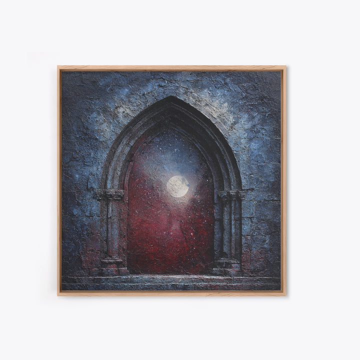 Gothic Archway Filled Canvas Print, Gothic Art, Whimsigoth Decor, Living Room Decor, Fine Art, Gothic, Witchy Home Decor, GOT-1x1-35