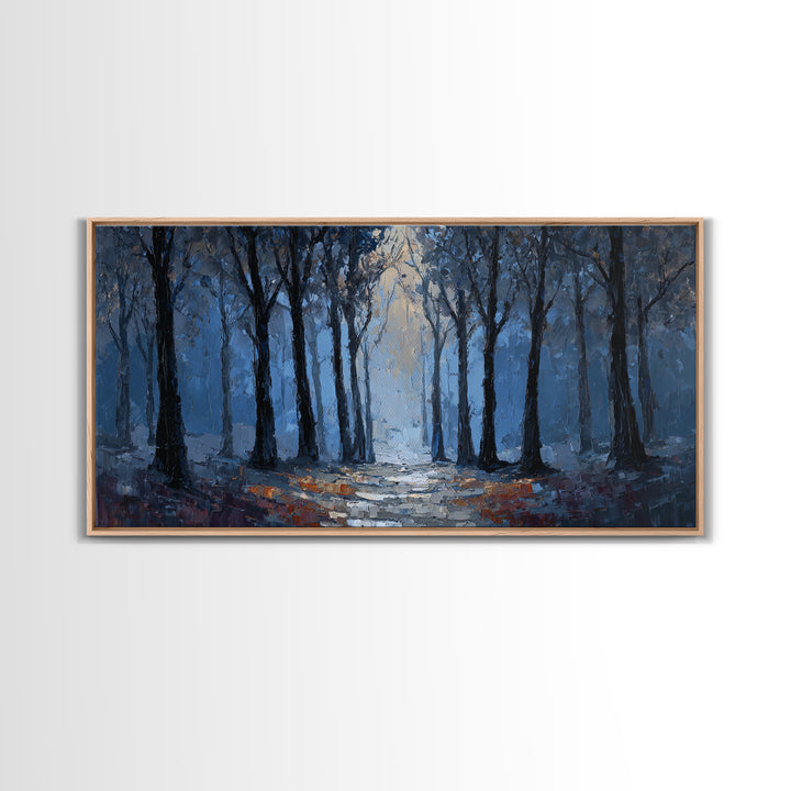 Haunted Forest Path Canvas Print, Gothic Art, Art Prints, Living Room Decor, Gothic, Dark Academia Decor, Whimsigoth Decor, GOT-2x1-39