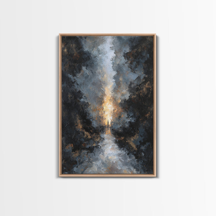 Haunted Forest Path Framed Canvas Print, Gothic Art, Gothic, Living Room Decor, Fine Art, Gothic, Moody Wall Art, Halloween Art, GOT-2x3-75