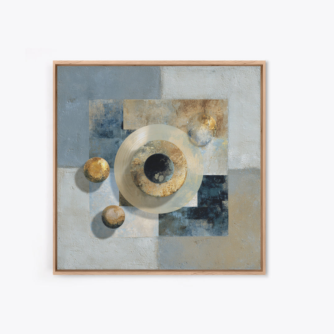 Air Hockey Puck Canvas Print, Game Room Art, Kids Room Wall Art, Game Room Decor, Fine Art, Play, Textured Painting, GRA-1x1-90