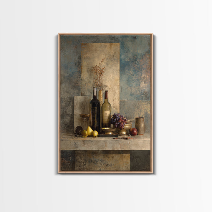 Blackjack Table Still Life Without Words Framed Canvas Print, Game Room Art, Art Print, Game Room Decor, Fine Art, Play, GRA-2x3-100