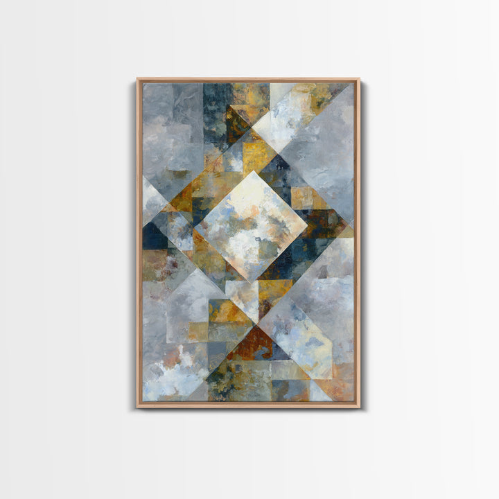 Domino Tiles Arranged Framed Canvas Print, Game Room Art, Boho Decor, Game Room Decor, Abstract Art, Play, Classroom Decor, GRA-2x3-48