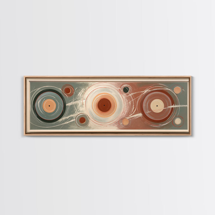 Air Hockey Puck Framed Canvas Print, Game Room Art, Bedroom Wall Art, Game Room Decor, Fine Art, Play, Girly Wall Art, GRA-3x1-82