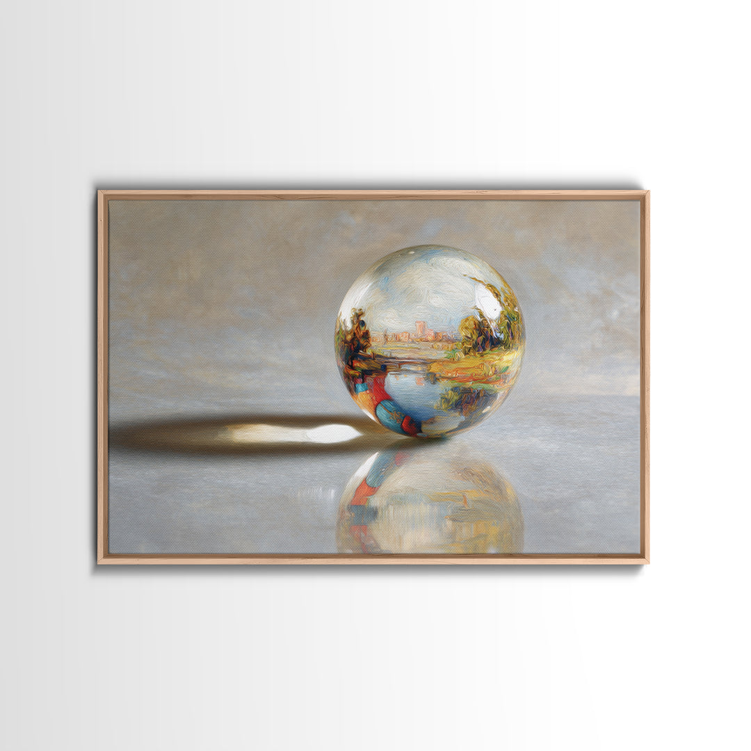 Pinball Silver Ball Framed Canvas Print, Game Room Art, Masculine Wall Art, Game Room Decor, Abstract Art, Play, Gallery Decor, GRA-3x2-25