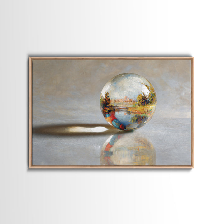 Pinball Silver Ball Framed Canvas Print, Game Room Art, Masculine Wall Art, Game Room Decor, Abstract Art, Play, Gallery Decor, GRA-3x2-25