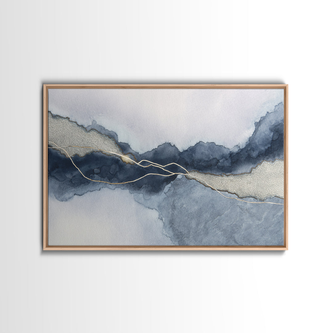 Controller Cable Forming a Playful Line Drawing Framed Canvas Print, Game Room Art, Living Room Art, Game Room Decor, Play, GRA-3x2-27