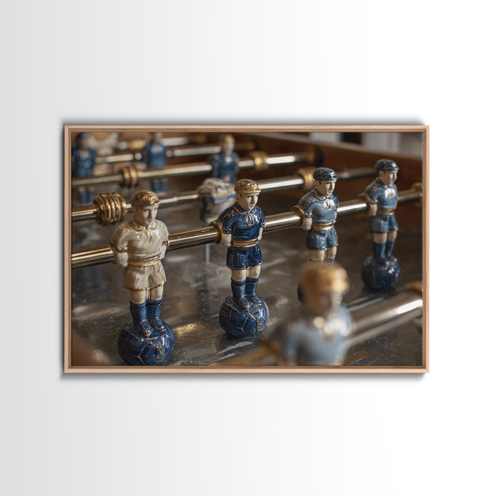 Foosball Player Figures Canvas Print, Game Room Art, Pop Art, Game Room Decor, Oil Painting, Play, Fine Art Print, GRA-3x2-37