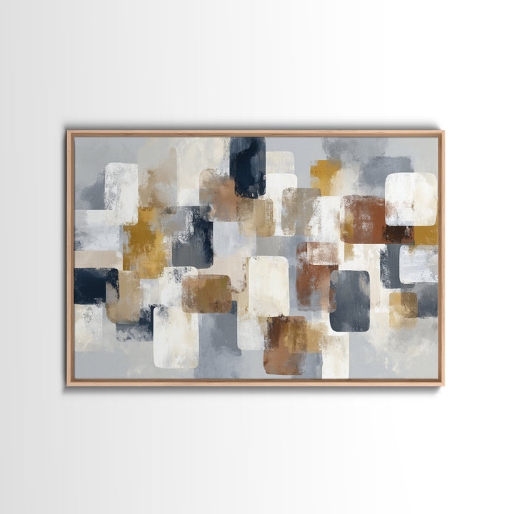 Domino Tiles Arranged Framed Canvas Print, Game Room Art, Luxury Decor, Game Room Decor, Abstract Art, Play, Canvas Wall Art, GRA-3x2-92