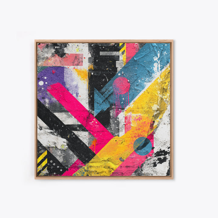 Wildstyle Arrows and Loops as Abstraction Canvas Print, Graffiti Art, Original Art, Living Room Decor, Abstract Art, Street, GRF-1x1-15
