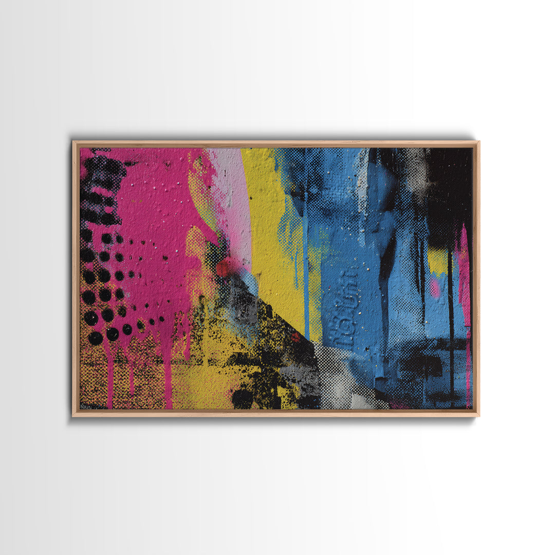 Spray Can Still Life Canvas Print, Graffiti Art, Boho Wall Decor, Living Room Decor, Fine Art, Street, Textured Painting, GRF-3x2-32