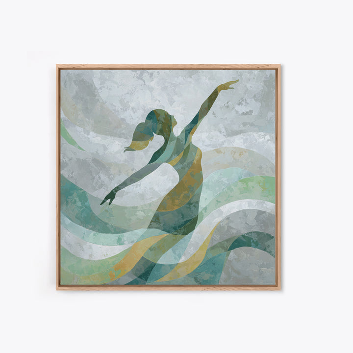 Fitness Woman Stretching Canvas Print, Gym Art, Luxury Decor, Gym Decor, Strength, Living Room Decor, Abstract Wall Art, GYM-1x1-45