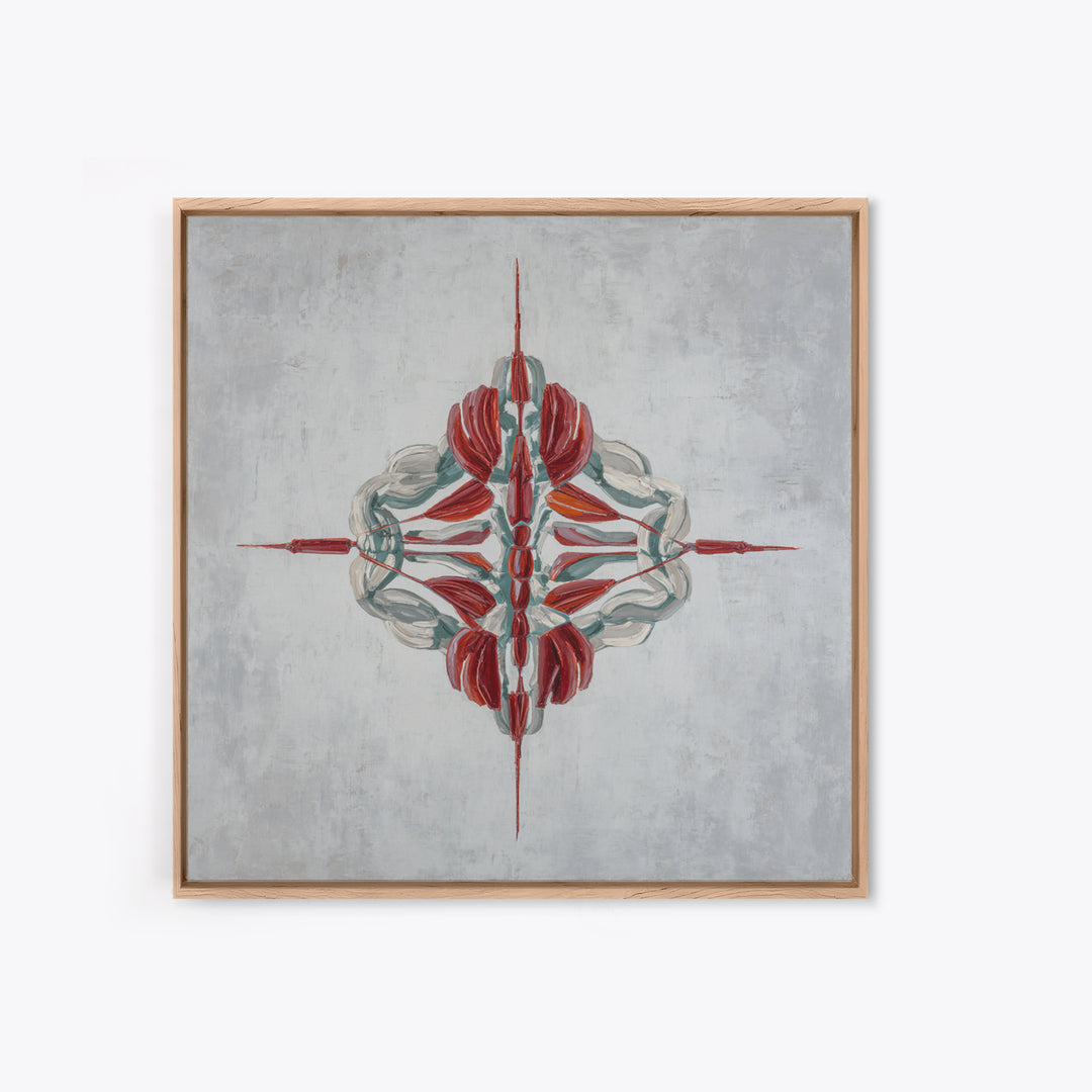 Abstract Muscle Anatomy Framed Canvas Print, Gym Art, Fine Art Print, Gym Decor, Abstract Art, Strength, Wall Decor, GYM-1x1-80
