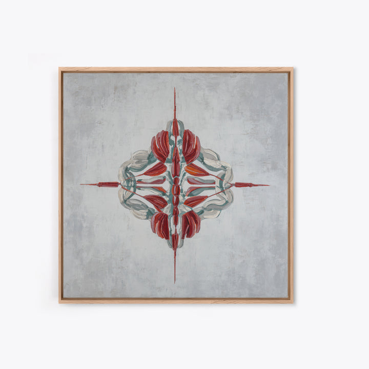 Abstract Muscle Anatomy Framed Canvas Print, Gym Art, Fine Art Print, Gym Decor, Abstract Art, Strength, Wall Decor, GYM-1x1-80