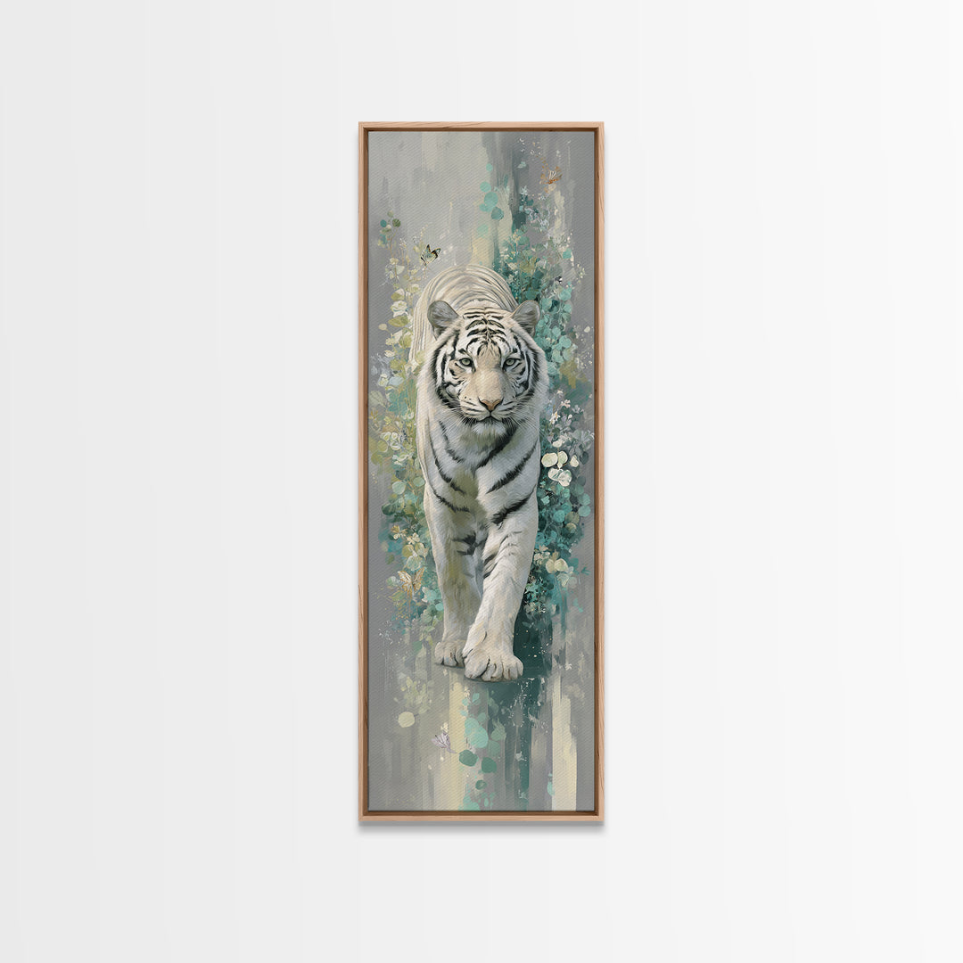 Tiger Representing Strength and Focus Canvas Print, Gym Art, Fine Art Print, Gym Decor, Fine Art, Strength, Wall Decor, GYM-1x3-5