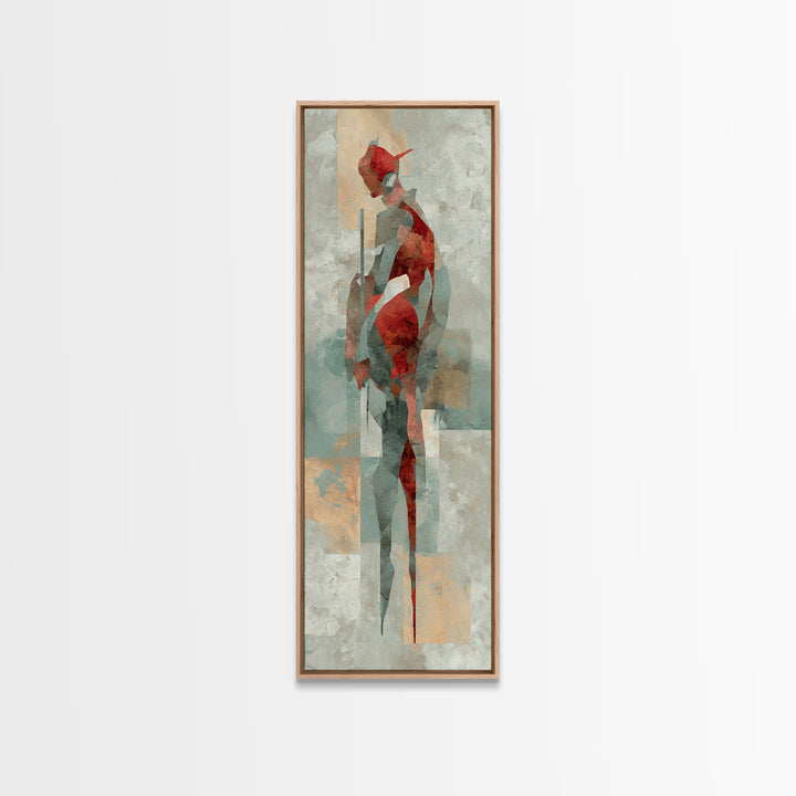Abstract Muscle Anatomy Canvas Print, Gym Art, Sports Poster, Gym Decor, Abstract Art, Strength, Neutral Decor, Modern Decor, GYM-1x3-68