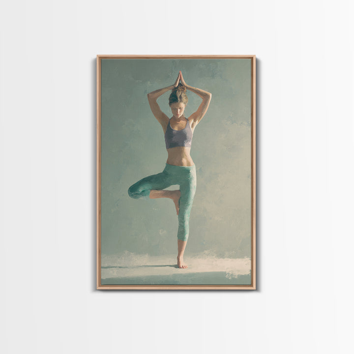 Eagle Soaring as Motivation Symbol Framed Canvas Print, Gym Art, Speakeasy Art, Gym Decor, Oil Painting, Strength, GYM-2x3-8