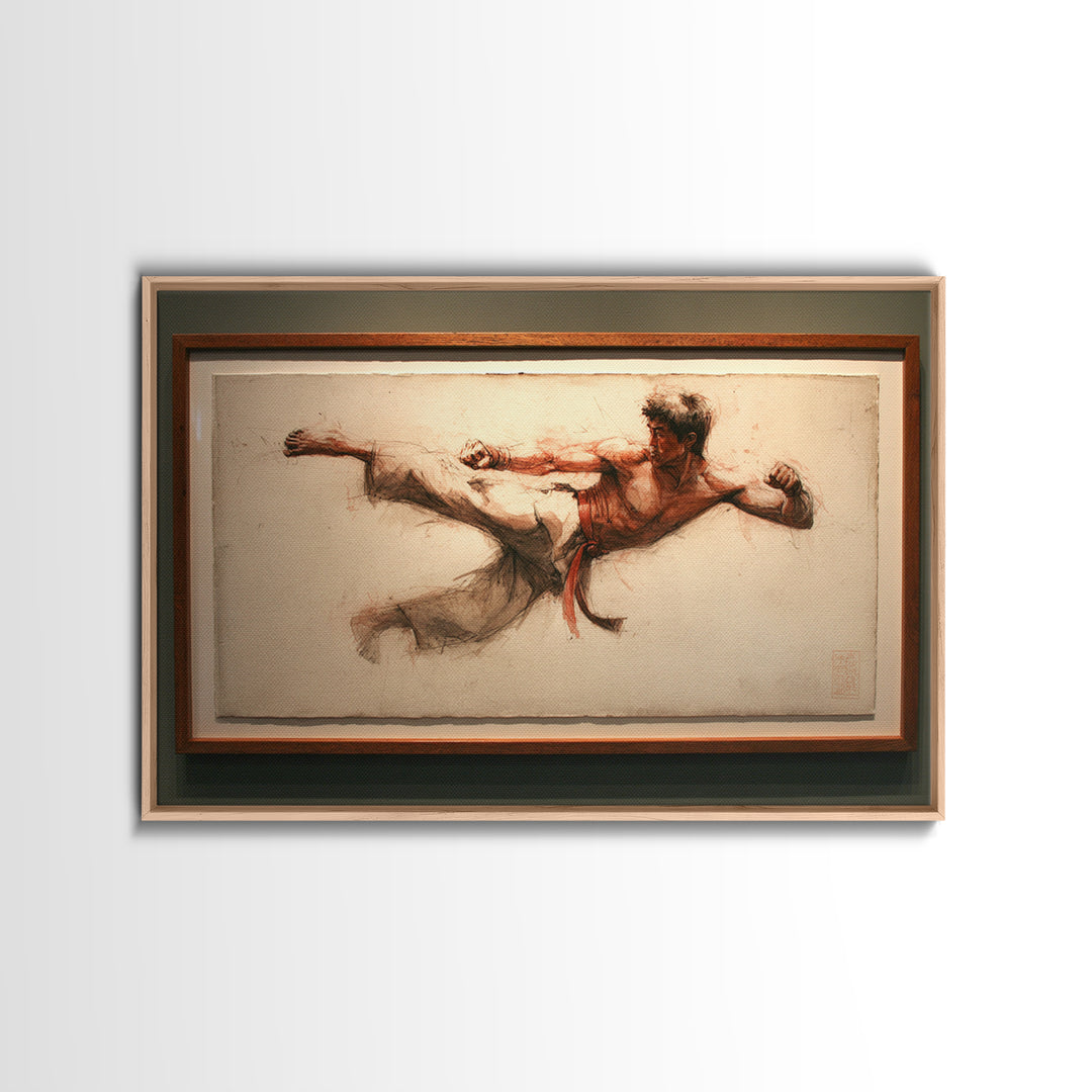 Medicine Ball and Chalk Still Life Framed Canvas Print, Gym Art, Gallery Decor, Gym Decor, Fine Art, Strength, Wall Art, GYM-3x2-27