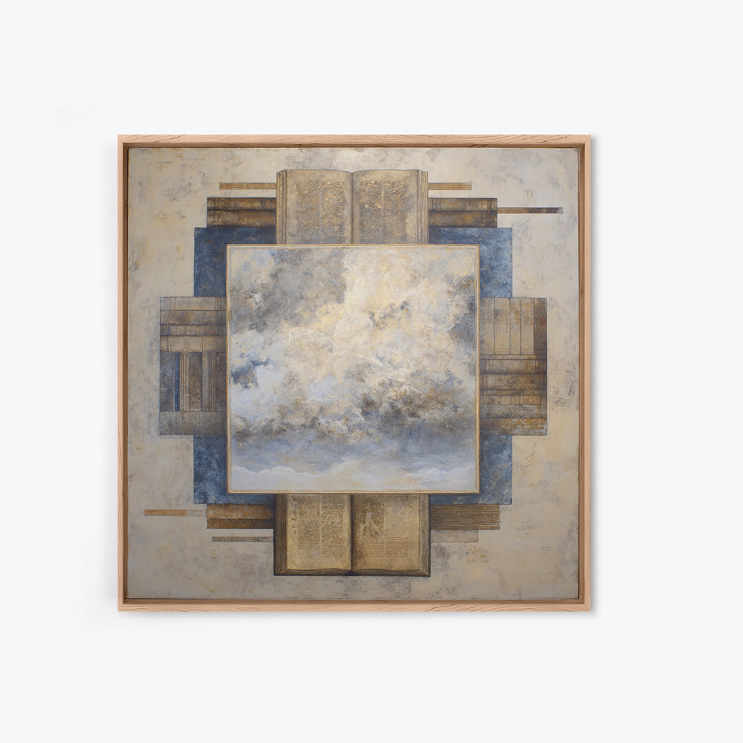 Large Cloudscape with Subtle Drama Canvas Print, Hotel Art, Gallery Decor, Hotel Decor, Fine Art, Boutique, Wall Art, HOT-1x1-17
