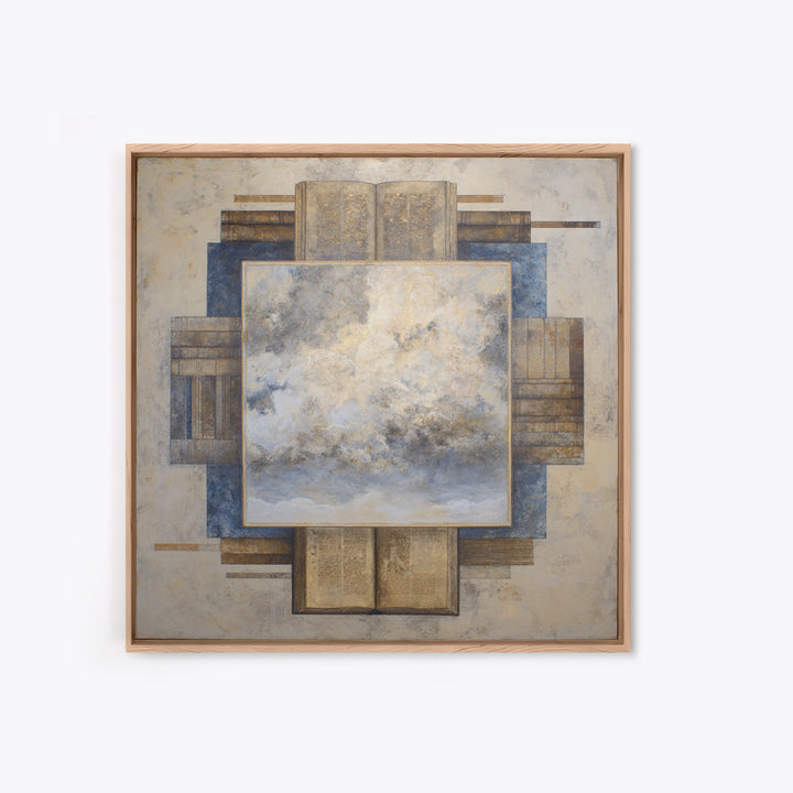 Large Cloudscape with Subtle Drama Canvas Print, Hotel Art, Gallery Decor, Hotel Decor, Fine Art, Boutique, Wall Art, HOT-1x1-17
