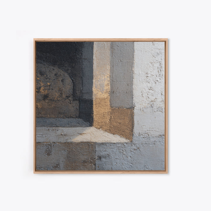Minimal Architectural Arch Study Framed Canvas Print, Hotel Art, Hotel Decor, Oil Painting, Boutique, Modern Wall Art, HOT-1x1-28