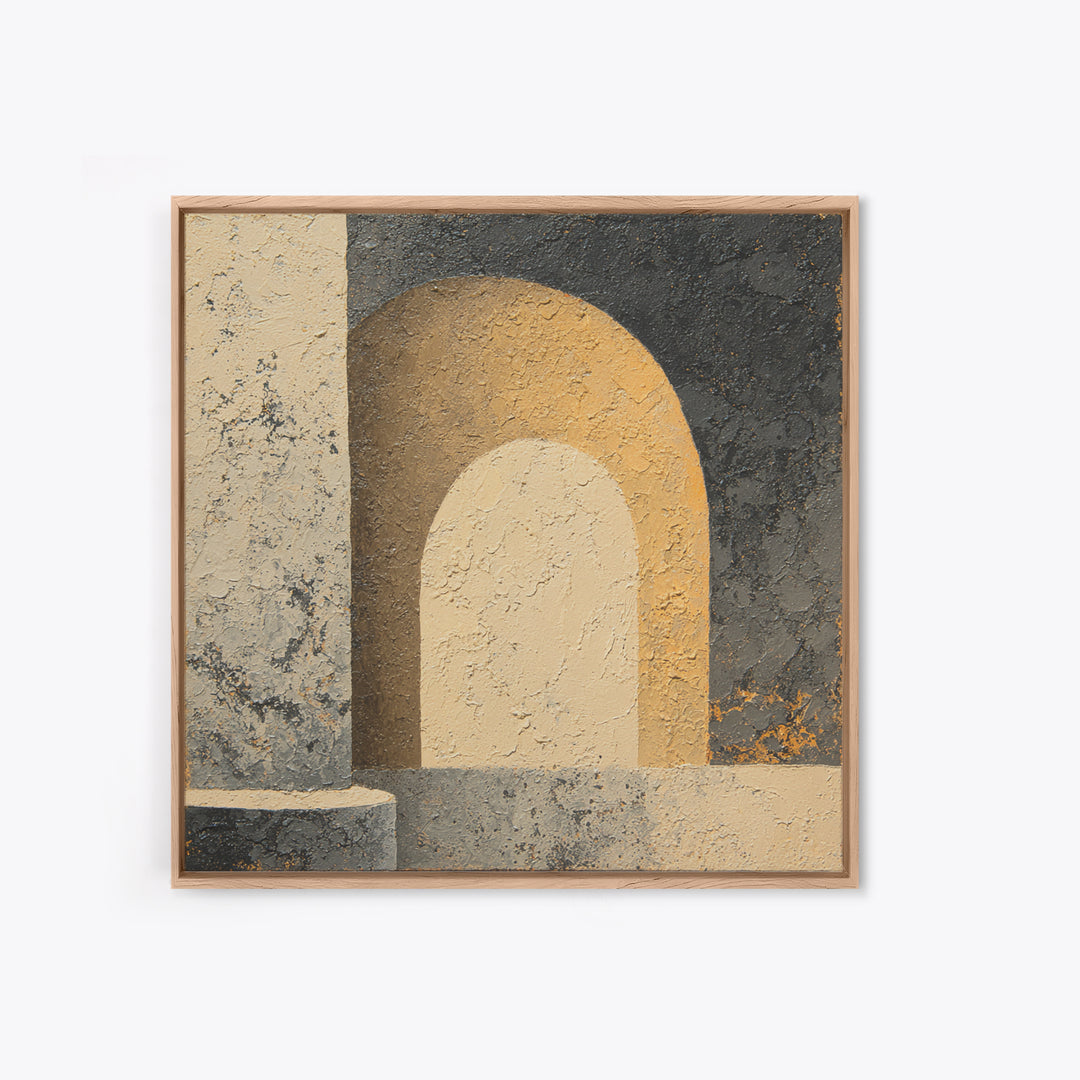 Sophisticated Neutral Abstract Canvas Print, Hotel Art, Room Decor, Hotel Decor, Abstract Art, Boutique, Hazbin Hotel, HOT-1x1-49