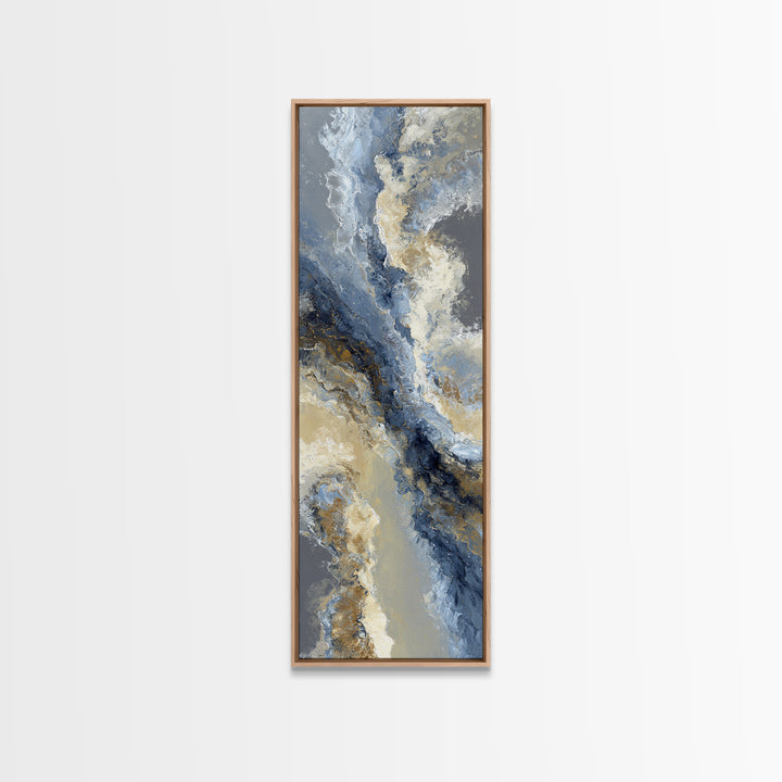 Soft Abstract Wave Forms Canvas Print, Hotel Art, Gallery Wall Set, Hotel Decor, Fine Art, Boutique, Textured Painting, HOT-1x3-22
