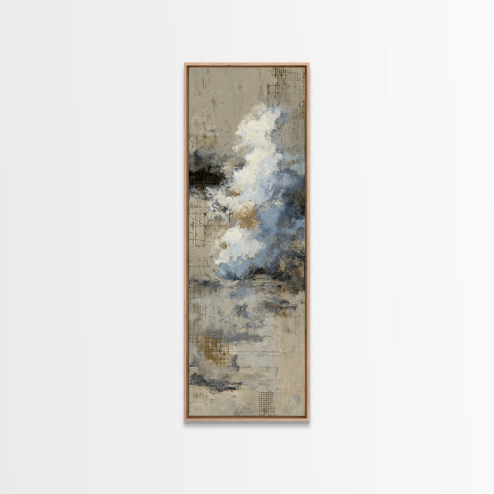 Large Cloudscape with Subtle Drama Canvas Print, Hotel Art, Fine Art Print, Hotel Decor, Fine Art, Boutique, Wall Decor, HOT-1x3-5