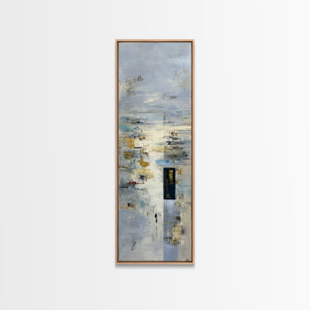 Large Calming Seascape Canvas Print, Hotel Art, City Wall Art, Hotel Decor, Fine Art, Boutique, Minimalist Decor, HOT-1x3-63