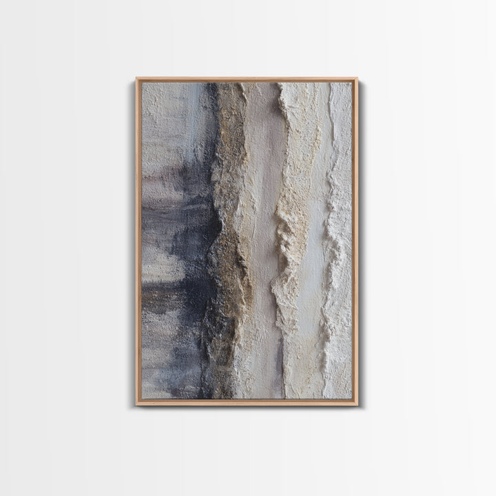 Sophisticated Neutral Abstract Canvas Print, Hotel Art, Coastal Wall Art, Hotel Decor, Fine Art, Boutique, Fine Art Print, HOT-2x3-57