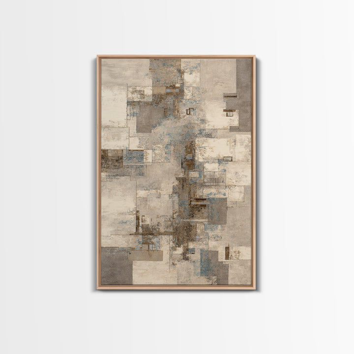 Sophisticated Neutral Abstract Canvas Print, Hotel Art, Coastal Wall Art, Hotel Decor, Fine Art, Boutique, Fine Art Print, HOT-2x3-81