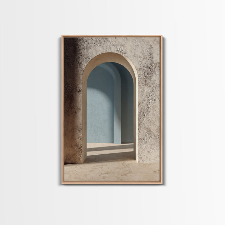 Minimal Architectural Arch Study Framed Canvas Print, Hotel Art, Modern Decor, Hotel Decor, Fine Art, Boutique, Poster, HOT-2x3-84