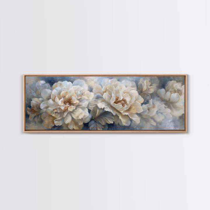 Classic Oil Painted Floral Still Life Canvas Print, Hotel Art, Beach Prints, Hotel Decor, Fine Art, Boutique, Room Decor, HOT-3x1-25