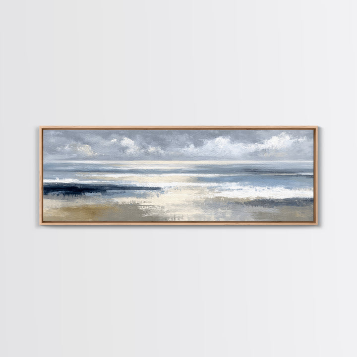 Mediterranean Terrace View Focused on Sea and Canvas Print, Hotel Art, Fine Art Print, Hotel Decor, Fine Art, Boutique, HOT-3x1-3