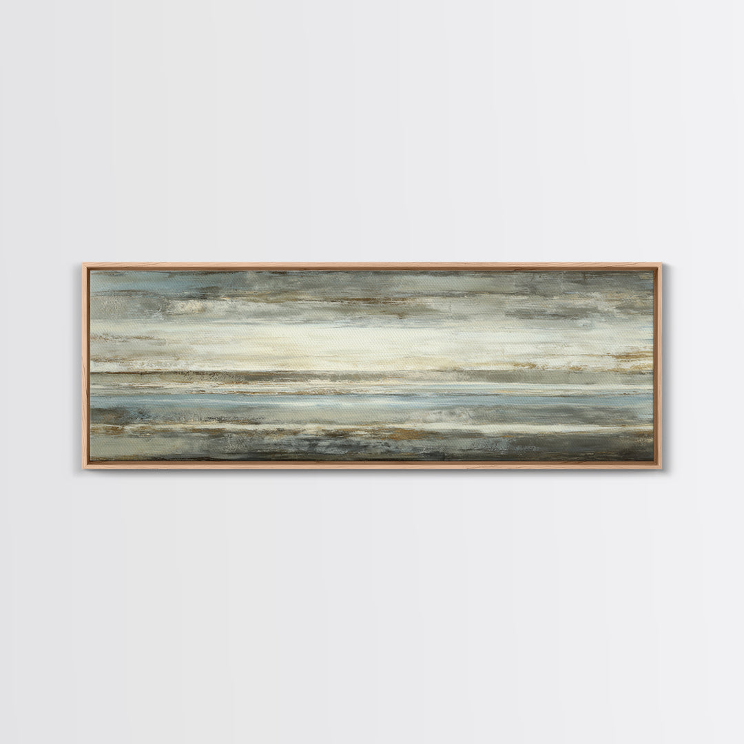 Sophisticated Neutral Abstract Canvas Print, Hotel Art, Beach House Decor, Hotel Decor, Abstract Art, Boutique, HOT-3x1-65