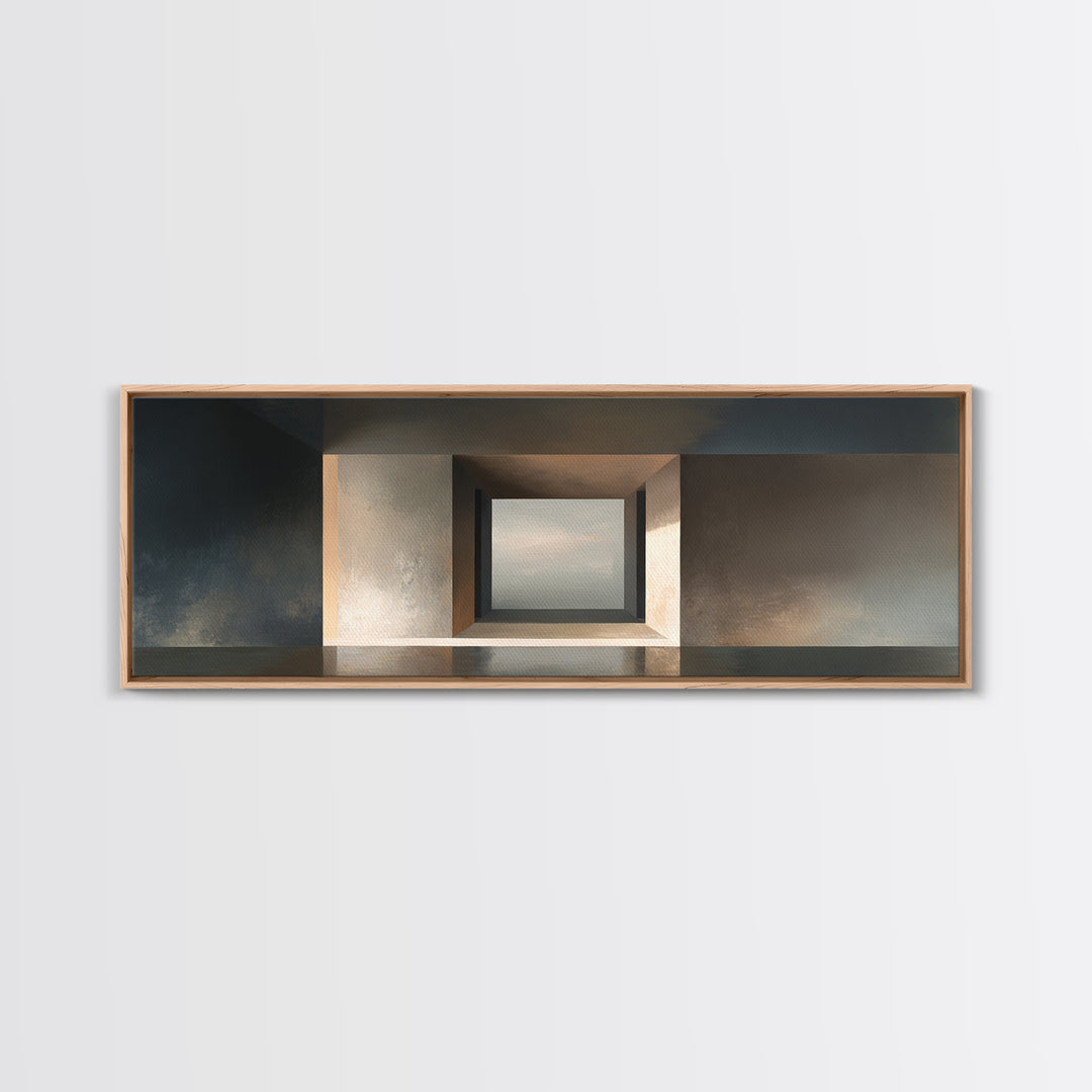Minimal Architectural Arch Study Canvas Print, Hotel Art, Art Prints, Hotel Decor, Oil Painting, Boutique, Modern Wall Art, HOT-3x1-92