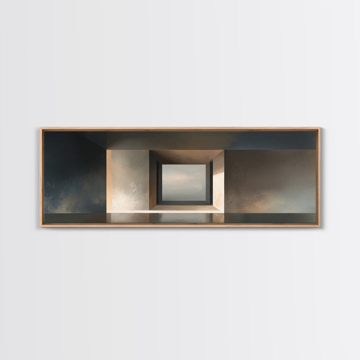Minimal Architectural Arch Study Canvas Print, Hotel Art, Art Prints, Hotel Decor, Oil Painting, Boutique, Modern Wall Art, HOT-3x1-92