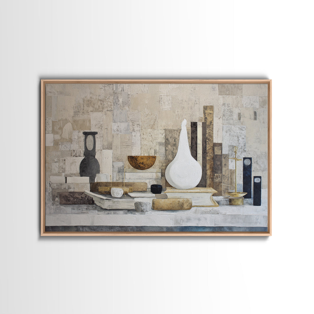 Elegant Pear Still Life on Linen Canvas Print, Hotel Art, Wall Sculpture, Hotel Decor, Abstract Art, Boutique, Modern Decor, HOT-3x2-1