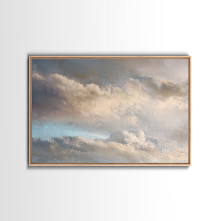 Large Cloudscape with Subtle Drama Canvas Print, Hotel Art, Gallery Wall Art, Hotel Decor, Fine Art, Boutique, Luxury Decor, HOT-3x2-21