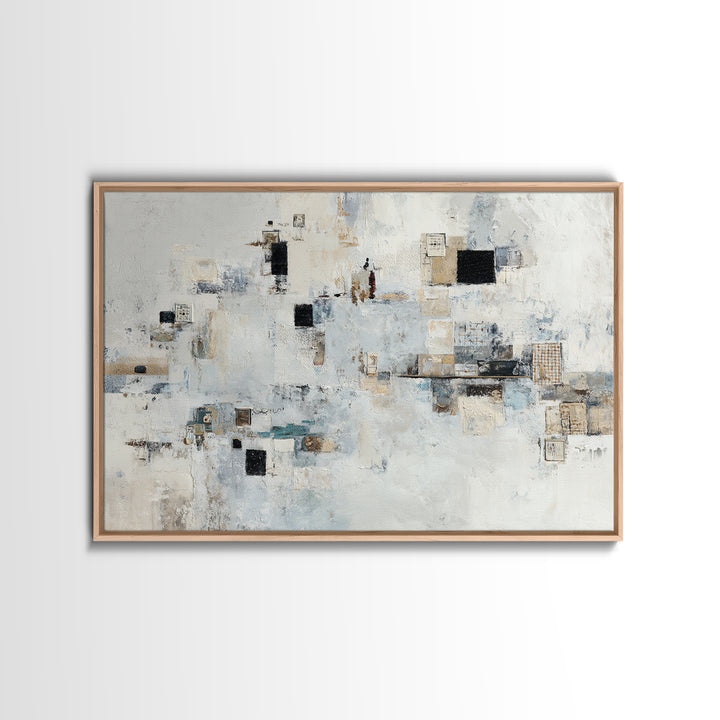 Abstract Marble Texture Framed Canvas Print, Hotel Art, Gallery Wall Set, Hotel Decor, Fine Art, Boutique, Textured Painting, HOT-3x2-23