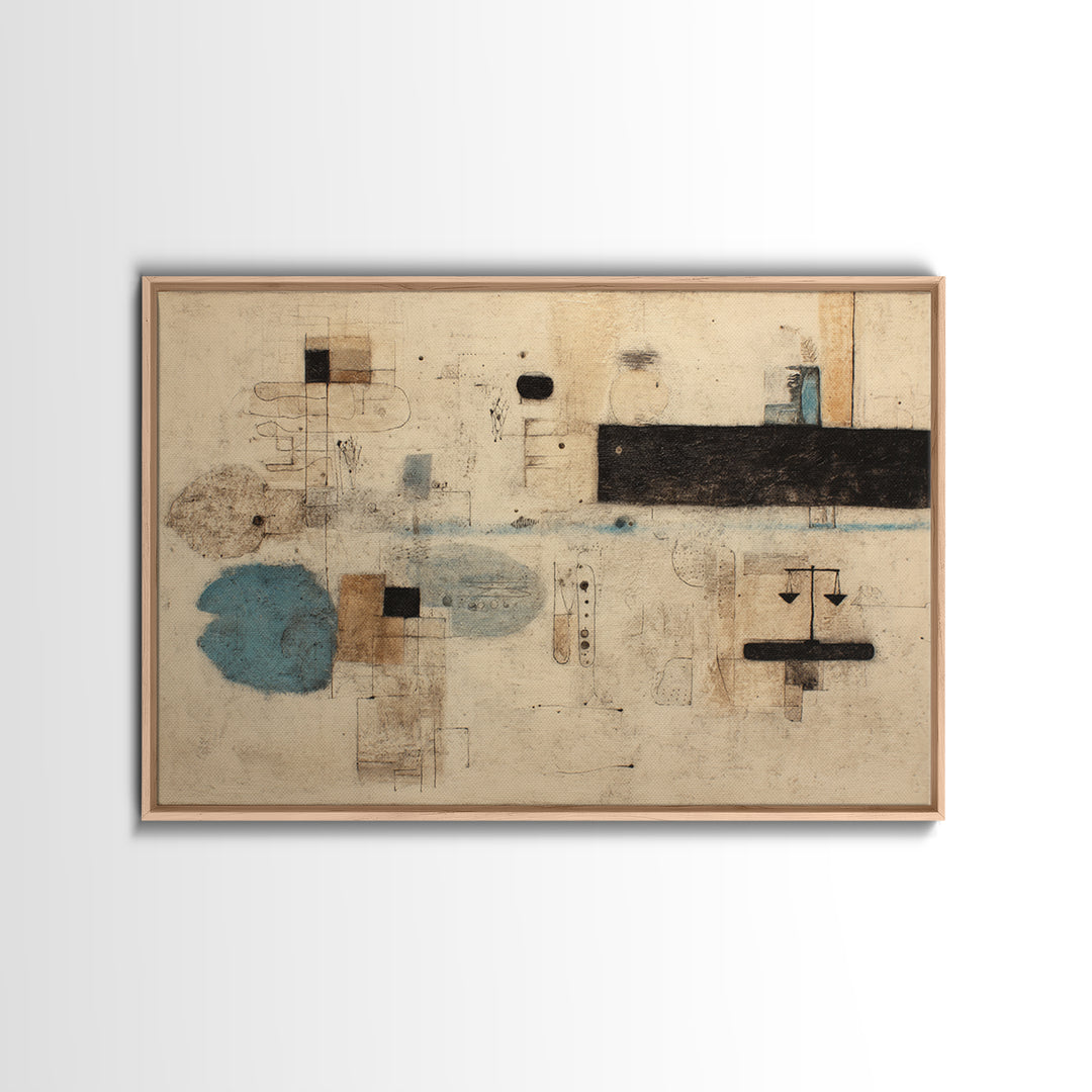 Simple Black Line Figure Framed Canvas Print, Hotel Art, Gallery Decor, Hotel Decor, Fine Art, Boutique, Wall Art, Home Decor, HOT-3x2-27