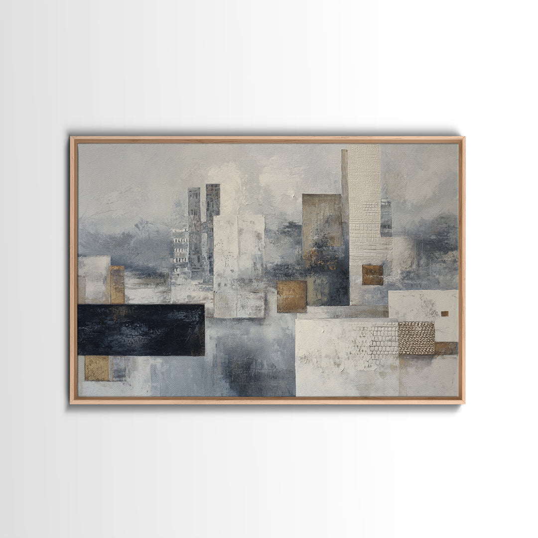 Sophisticated Neutral Abstract Canvas Print, Hotel Art, Modern Decor, Hotel Decor, Abstract Art, Boutique, Poster, Wall Decor, HOT-3x2-29