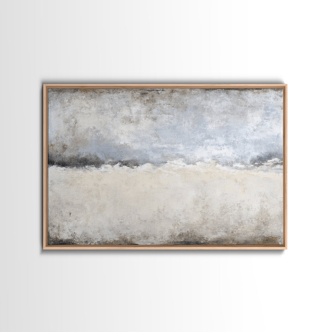 Sophisticated Neutral Abstract Framed Canvas Print, Hotel Art, Gallery Wall Set, Hotel Decor, Fine Art, Boutique, HOT-3x2-5