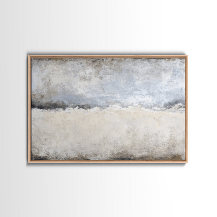 Sophisticated Neutral Abstract Framed Canvas Print, Hotel Art, Gallery Wall Set, Hotel Decor, Fine Art, Boutique, HOT-3x2-5