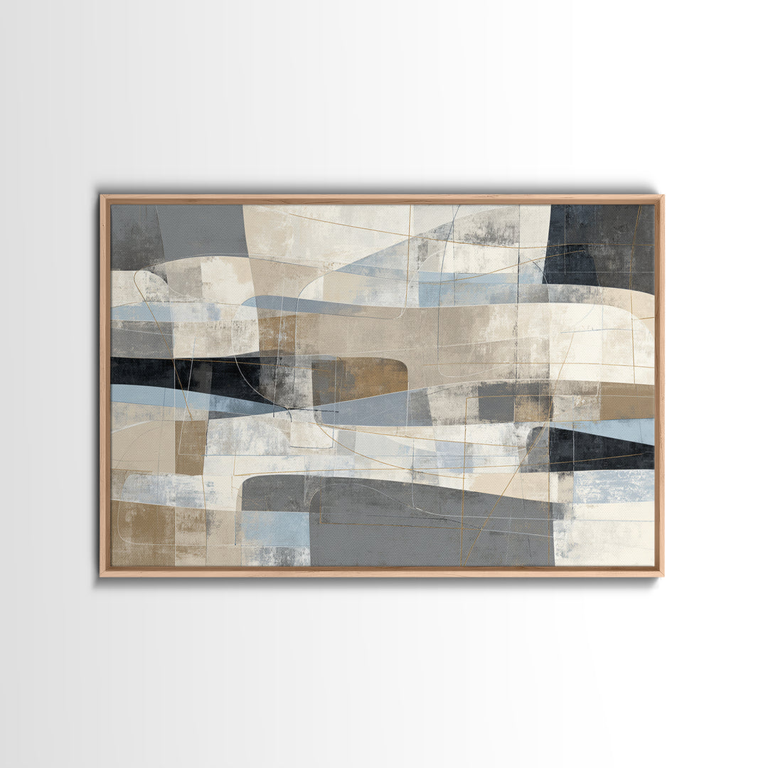 City Map Abstract Lines Without Readable Labels Canvas Print, Hotel Art, Beach Prints, Hotel Decor, Fine Art, Boutique, HOT-3x2-52